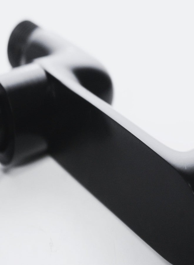 New Ware Bib Cock Brass Faucet | Matt Black Bib Tap for Bathrooms and Kitchen Sink Brass Taps for Home and Bathroom with Wall Flange (4.5 Inch) - Image 4